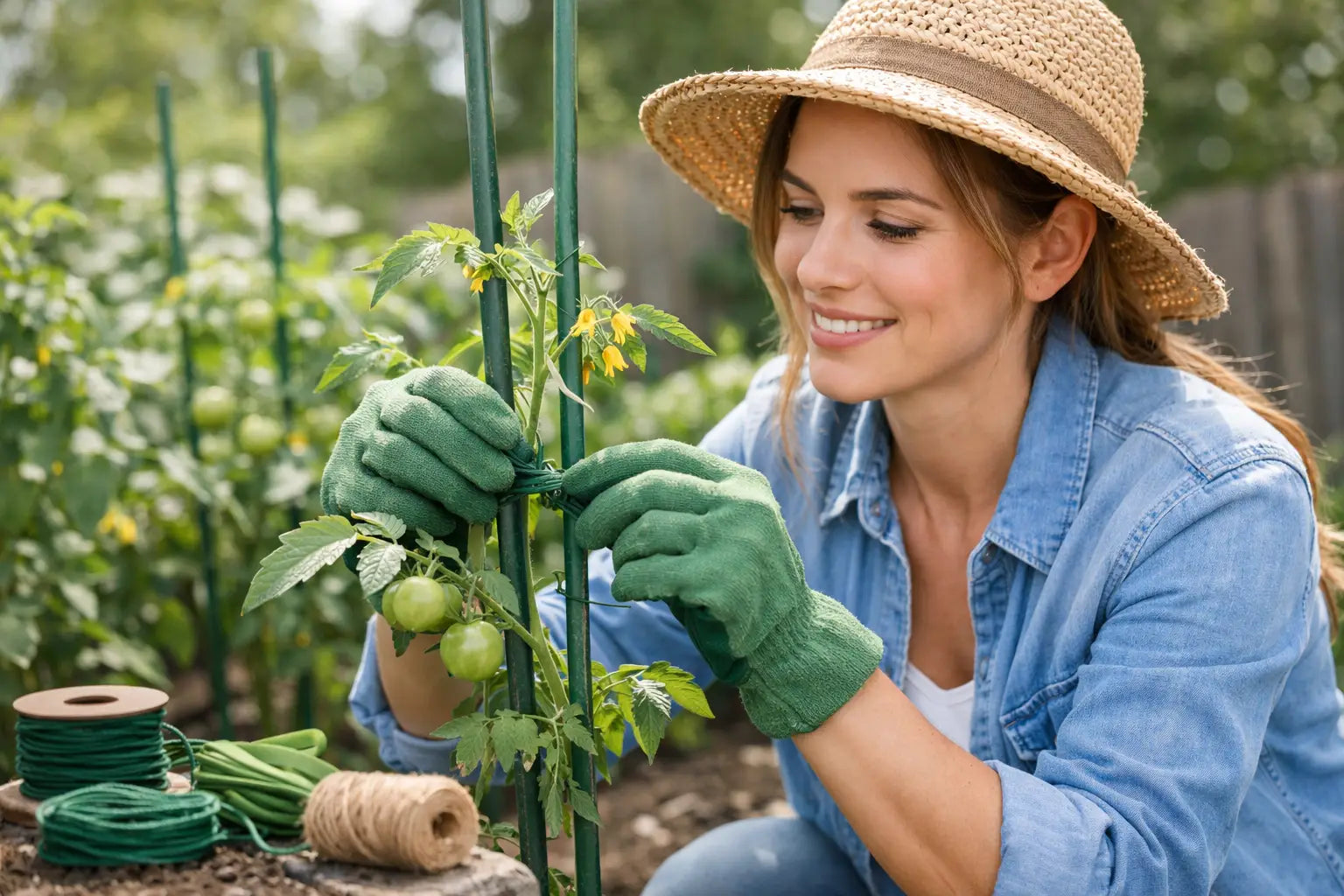 Best Plant Ties for Tomatoes at Home