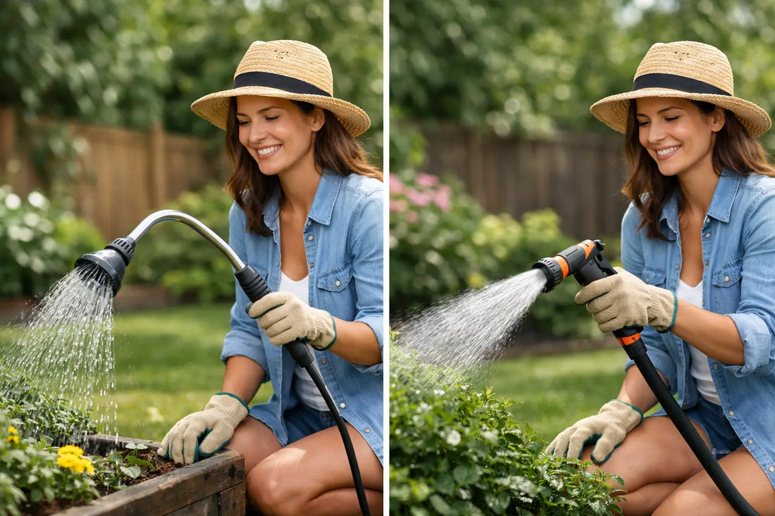 Watering Wands vs Hose Nozzles