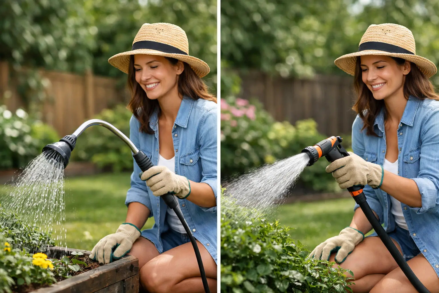 Watering Wands vs Hose Nozzles