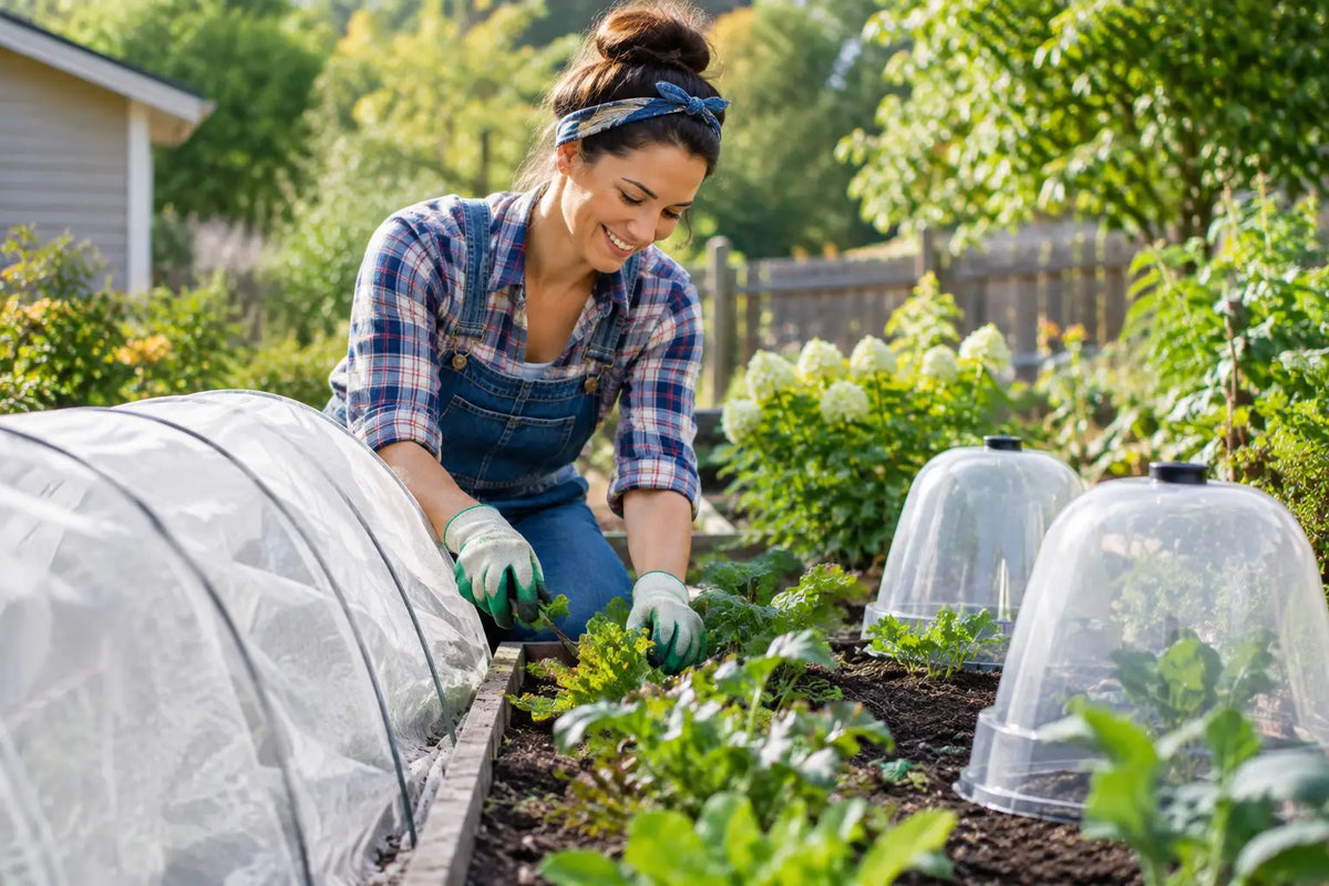 Row Covers Versus Cloches: What Should You Use?