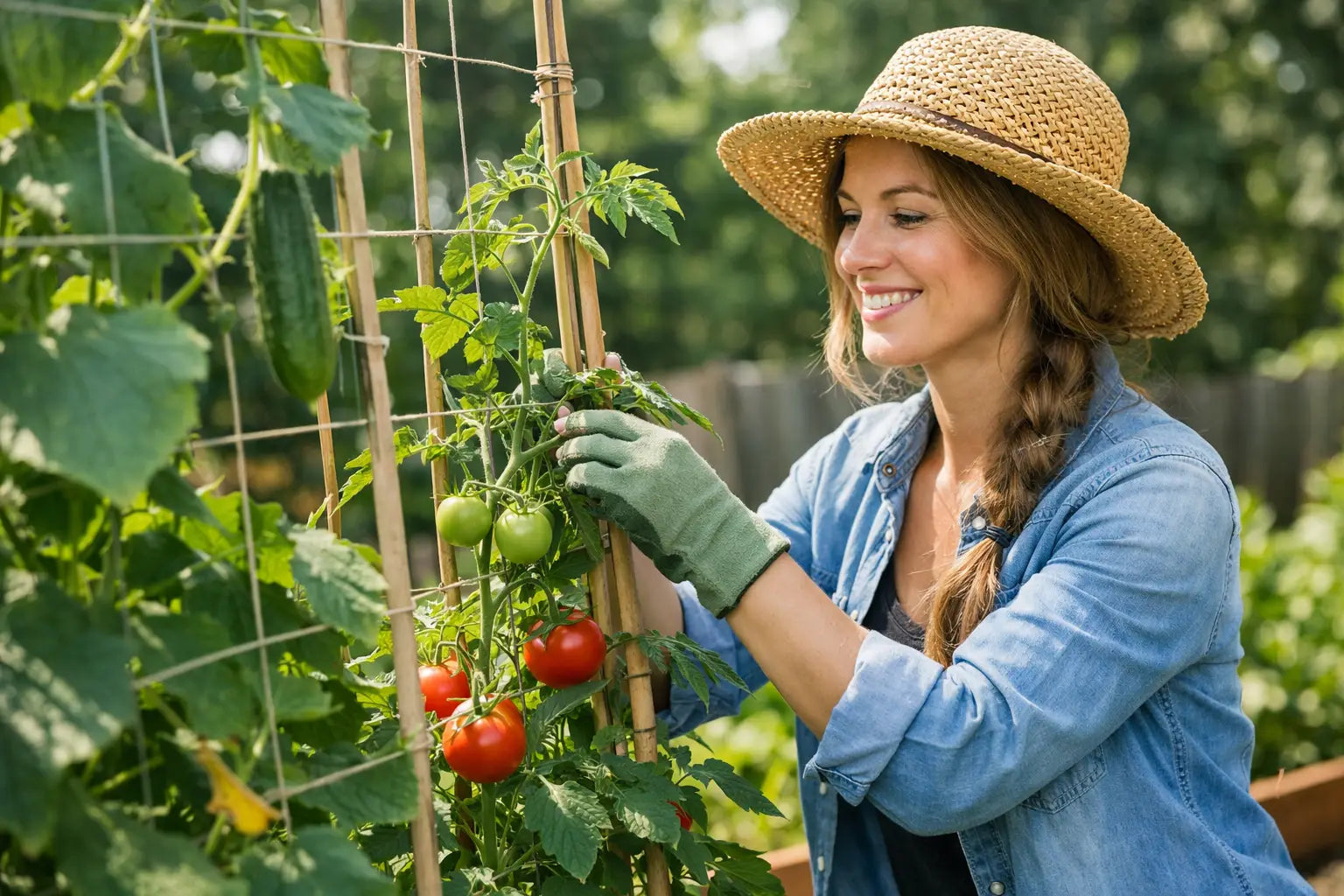 How to Support Climbing Vegetables Well