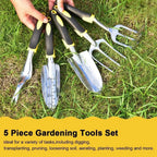 5 piece gardening tool set