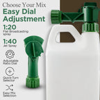38/400 Garden Hose-End Sprayer (2-Pack) | 64oz Multipurpose Reusable Bottles for Concentrated Lawn & Garden Fertilizer or Chemical Application | Car Washing, etc.