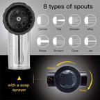 8 spout settings for sprayer gun
