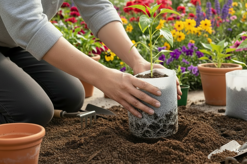 Biodegradable plant bags