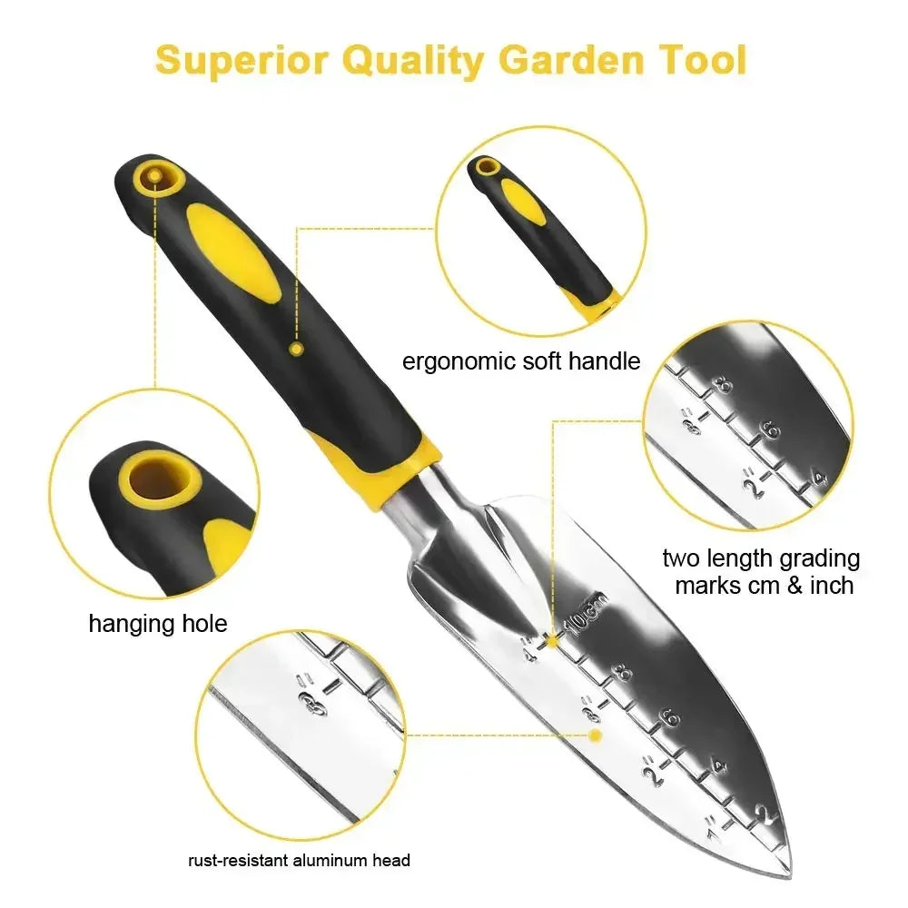 Ergonomic Hand Trowel and Transplanter