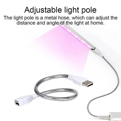 LED Grow Light adjustable pole