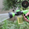 Multifunctional - Adjustable Water Gun Nozzle Hose Washer - Garden Watering - Dog Washing - Jet Sprayer with Chemical Container Fertilizer Tools