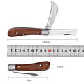 Professional Folding Grafting Knife | Stainless Steel Precision Budding Tool