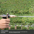 Watering gun for garden adjustable nozzle