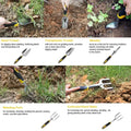 Ergonomic Trowel, Rake, Cultivator, and Weeder garden tools