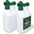38/400 Garden Hose-End Sprayer (2-Pack) | 64oz Multipurpose Reusable Bottles for Concentrated Lawn & Garden Fertilizer or Chemical Application | Car Washing, etc.