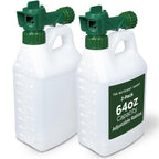 38/400 Garden Hose-End Sprayer (2-Pack) | 64oz Multipurpose Reusable Bottles for Concentrated Lawn & Garden Fertilizer or Chemical Application | Car Washing, etc.